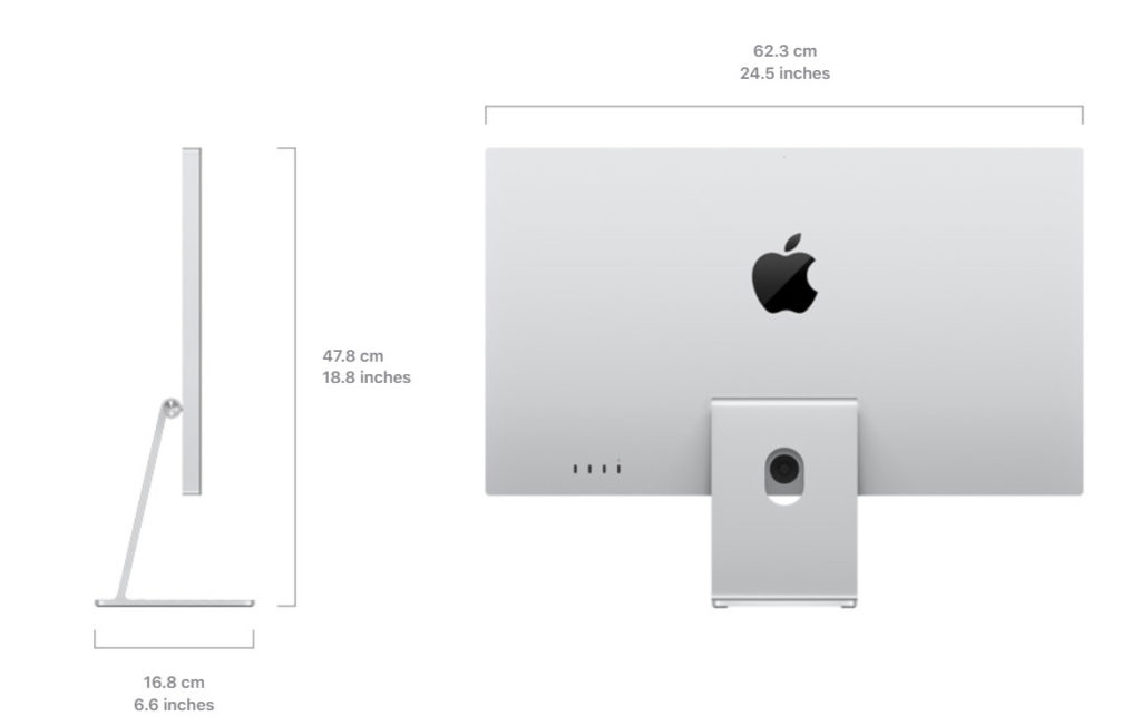 Размеры Apple Studio Display