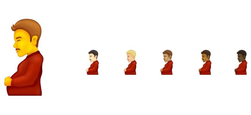 Беременные эмодзи от Apple в iOS 15.4