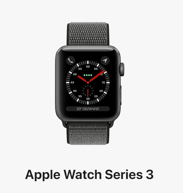 Apple Watch 3 поколения