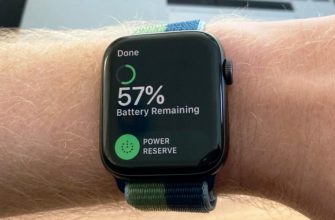 Как включить энергосберегающий режим на часах Apple Watch
