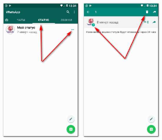Как в мессенджере WhatsApp отменить просмотр статуса